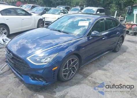 2022 Hyundai Sonata N Line z USA, uszkodzony, nr VIN 5NPEK4JC9NH141160